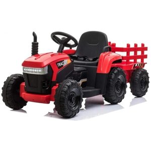 RiverToys Трактор с прицепом H888HH, red