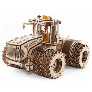 Сборная модель Eco Wood Art Трактор Кировец К-7М