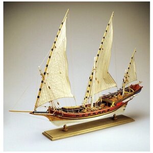 Сборная модель корабля Amati (Италия) щебека Xebec, Масштаб 1:60, AM1427-RUS