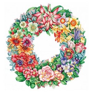 Сделай своими руками Набор для вышивания Торжество цветов 35 х 36 см (Т-15)