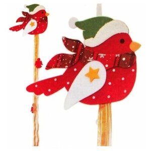 Школа талантов Набор для создания новогодней подвески «Птичка в шапочке»
