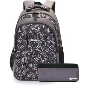Школьный рюкзак CLASS X + пенал torber T2602-GRE-P