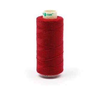 Швейные нитки Dor Tak бытовые, 40/2, 366 м, 100% полиэстер, цвет 147 красный (40/2. DT. 147)