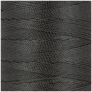 Швейные нитки обувные Gamma (полиэстер), 200 я, 183 м,350 темно-темно-серый (1000D/3)