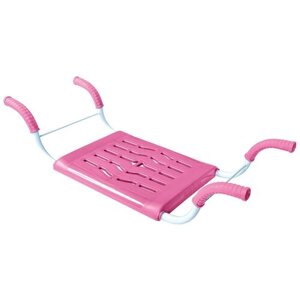 Сиденье в ванну пластиковое нераздвижное съемное Ника 690х290х160мм СВ4 розовый