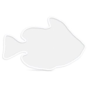 Силиконовый молд Epoxy Master коастер рыбка, 20х13 см