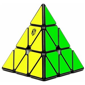 Скоростная магнитная пирамидка QiYi MoFangGe X-Man Pyraminx Magnetic BELL v2 Черный