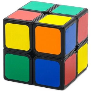 Скоростной Кубик Рубика ShengShou 2x2 Aurora 2х2 / Развивающая головоломка / Черный пластик