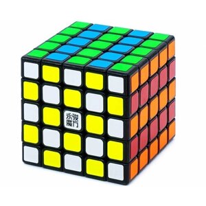 Скоростной Кубик Рубика YJ 5x5 YuChuang 5х5 / Головоломка для подарка / Черный пластик