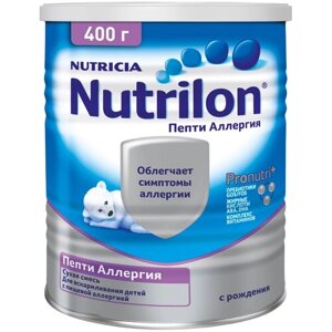 Смесь детская сухая Нутрилон/Nutrilon Пепти Аллергия, с пребиотиками, 400г