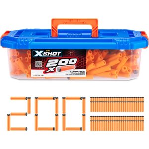 Стрелы для бластеров дротики мягкие ZURU X-SHOT 200 шт., 36181