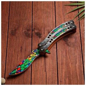 Сувенир деревянный "Нож Бабочка" разноцветный 7560858