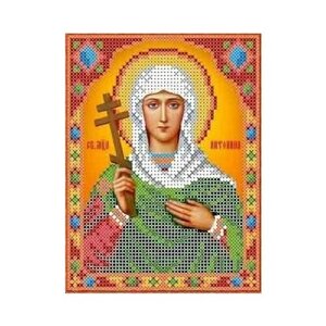 Святая Антонина Рисунок на ткани 13х16,5 Каролинка ткби 5044