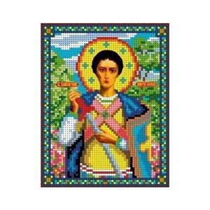 Святой Дмитрий Рисунок на ткани 13х16,5 Каролинка ткби 5067