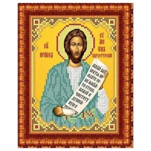 Святой Симеон Рисунок на ткани 13х16 Каролинка ткби 5068