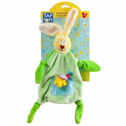 Taf Toys - Платочек-прорезыватель Кролик №2 Зелёный