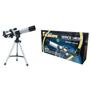 Телескоп Наша игрушка 40F400 серый/черный