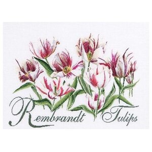 Thea Gouverneur Набор для вышивания Тюльпаны Рембрандт 59 х 43 см (447)