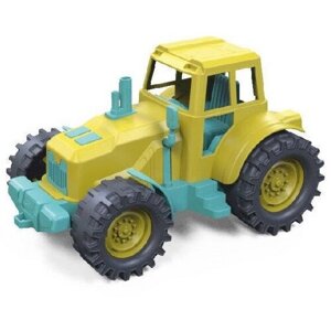 Трактор без ковша 21см серо-желтый 22-203-3KSC в сетке Казик