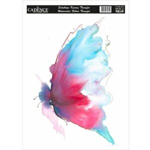 Трансфер по ткани Cadence Watercolor Fabric Transfer 25 х 35см. KTSB-009