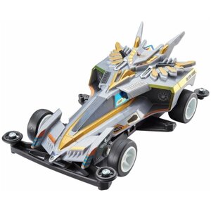 Трансформер YOUNG TOYS Tobot Super Racing Cyclone Hawk 301206, серый/желтый