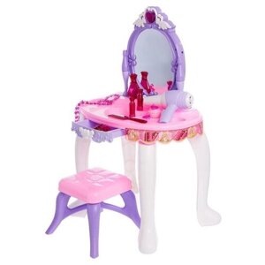Туалетный столик Сима-ленд Собираемся на бал, 4383017, розовый/фиолетовый