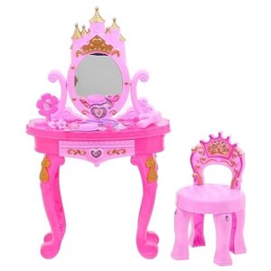 Туалетный столик Сима-ленд Столик принцессы, 4446979, розовый