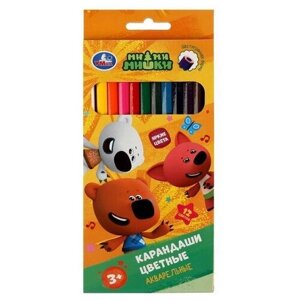 Умка Акварельные карандаши Ми-ми-мишки, 12 цветов, CPA12-71565-MIMI разноцветный