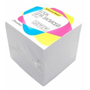 Упаковка блоков для записей Silwerhof Стандарт, 701020, 90x90x90, белый