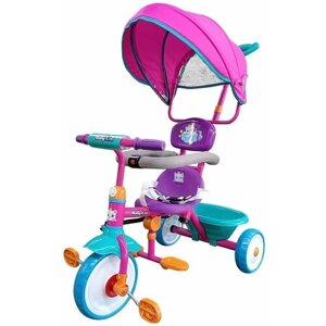 Велосипед 3-х колесный Moby Kids 3в1 Принцесса EVA розовый 649243
