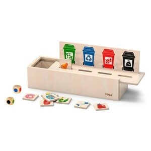 Viga Toys Деревянный игровой набор Сортировка мусора 44504