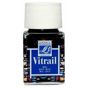 Витражная краска Vitrail, 50 мл, 025 синий