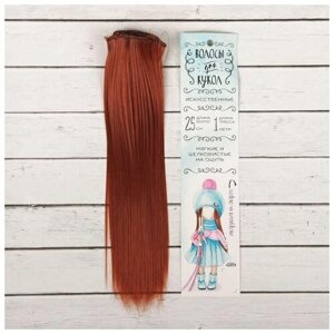 Волосы для кукол "Прямые" длина волос 25 см, ширина 100 см