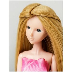Волосы для кукол «Прямые с косичками» размер маленький, цвет 86