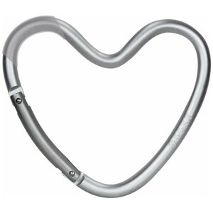 Xplorys Крепление для сумок Dooky Heart Hook - Silver Matt