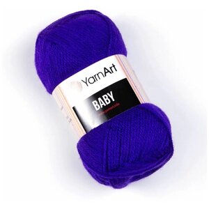 YarnArt Пряжа "Baby" 100% акрил 150м/50гр (203 фиолетовый)