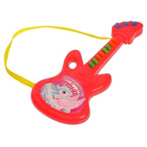 ZABIAKA Музыкальная гитара "Волшебный мир пони" звук, розовый SL-05205 5600792