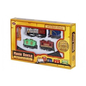 Железная дорога на батарейках мини-поезд с аксессуарами (цвет в асс) 0623 PlaySmart A147-H06316