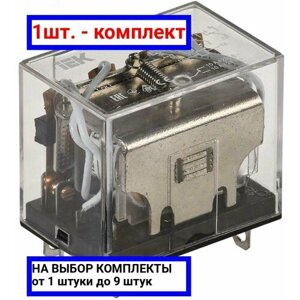 1шт. Реле промежуточное 12В DC 4пк 10А РЭК77/4 без розетки / ONI; арт. RRP10-4-10-012D; оригинал /комплект 1шт