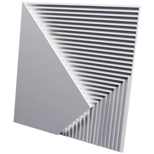 3D стеновая панель из гипса FIELDS-LED 2 (нейтральный белый) артикул D-0008-8 от Artpole