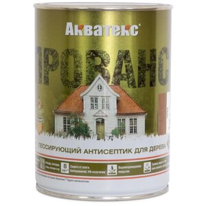 Акватекс Прованс антисептик для древесины лессирующий полуматовый 9л белый