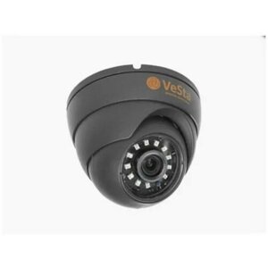 Антивандальная IP-камера VC-G460 с ИК-подсветкой 6МП, M106, 2,8 мм, Титан