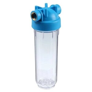 AquaKratos Корпус для фильтра Aquabright ABF-10, 10SL, 3/4", для холодной воды, прозрачный