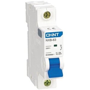Автоматический выключатель Chint 1п C 50А 4.5кА NXB-63S (R), 296715
