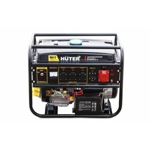 Бензиновый генератор Huter DY8000LX-3, (7000 Вт)