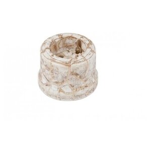 Bironi Лизетта керамика мрамор розетка с заземлением B1-101-09 (20 шт.)