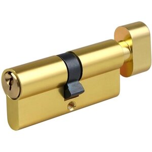 Цилиндр 2018 60 30х30 мм ключ/вертушка золото