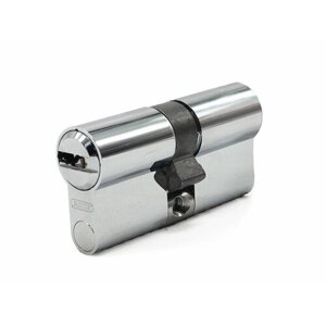 Цилиндр ABUS VELA 2000 MX ключ-ключ (размер 65х45 мм) - Хром