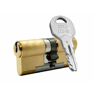 Цилиндр EVVA ICS ключ-ключ (размер 46х31 мм) - Латунь (5 ключей)