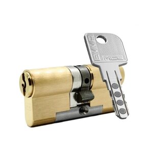 Цилиндр EVVA MCS ключ-ключ (размер 46х36 мм) - Латунь